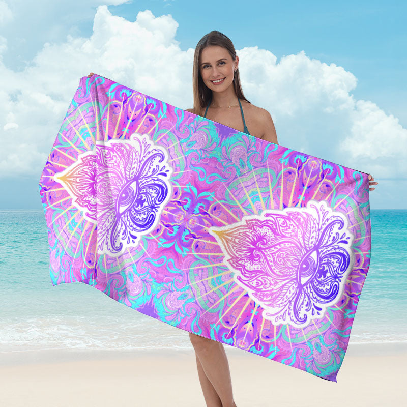Beach towel with creative surf designs Kalsten