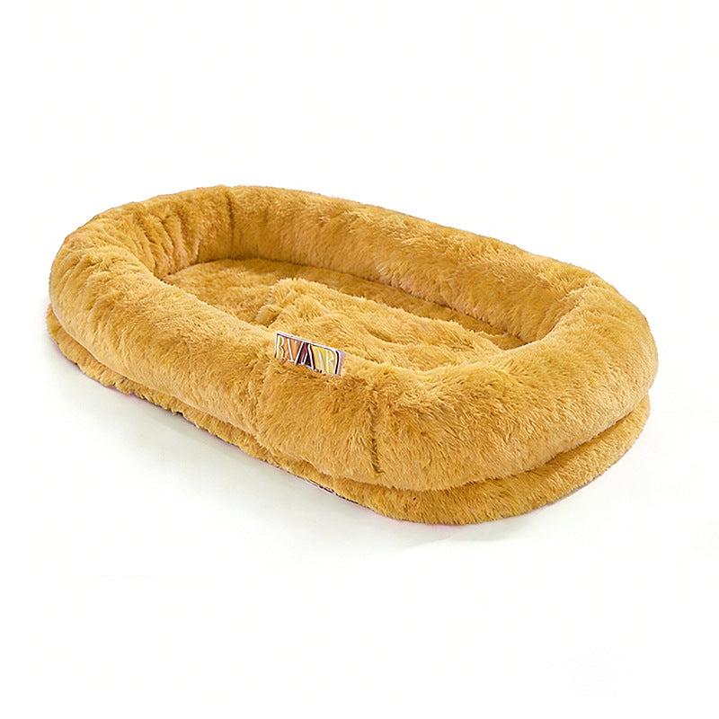 Plush Faux Fur Blanket   Dog Bed