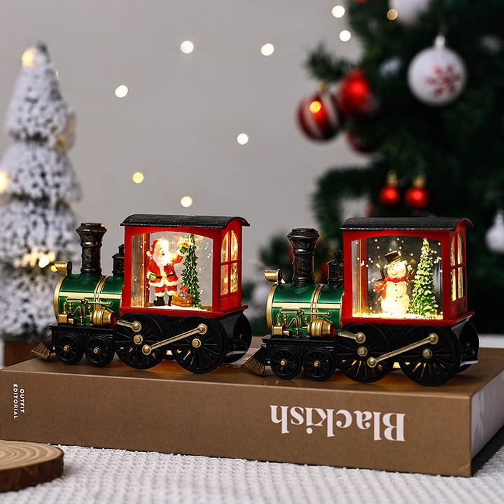 Illuminated Christmas train decoration Kalsten