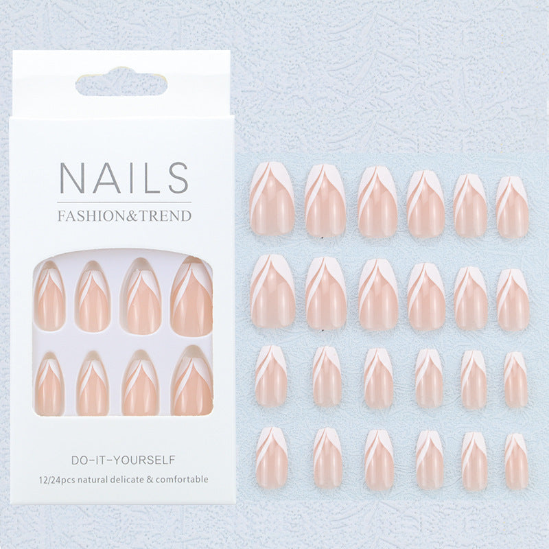 Artistic Graphic Press-On Nail Set Kalsten