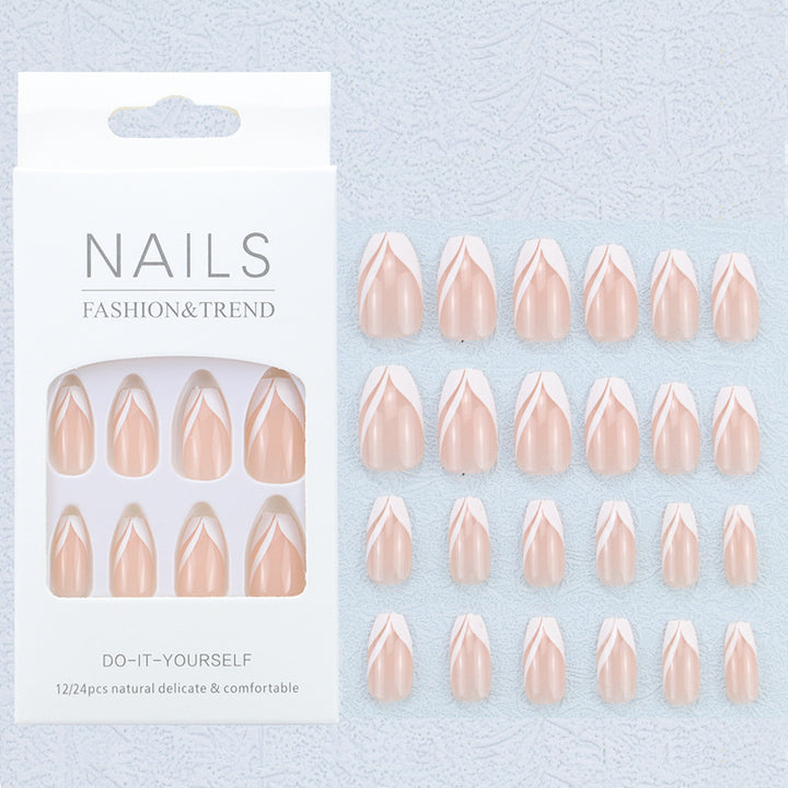 Artistic Graphic Press-On Nail Set Kalsten