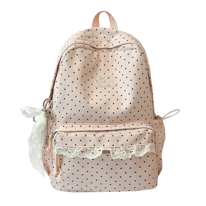Charming Polka Dot Patterned Backpack Kalsten