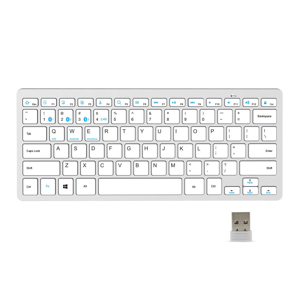 Compact Bluetooth keyboard with multi-system support Kalsten