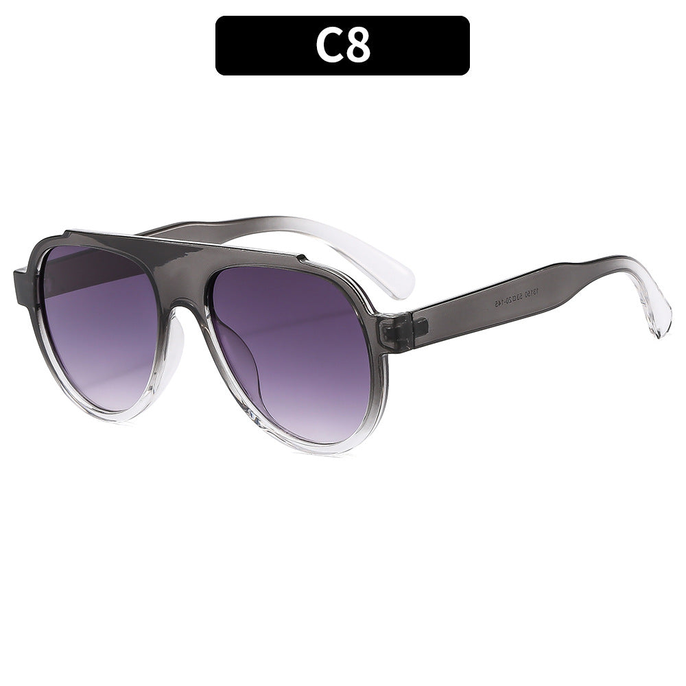 Retro-Cat-Eye Sunglasses with Unique Pattern