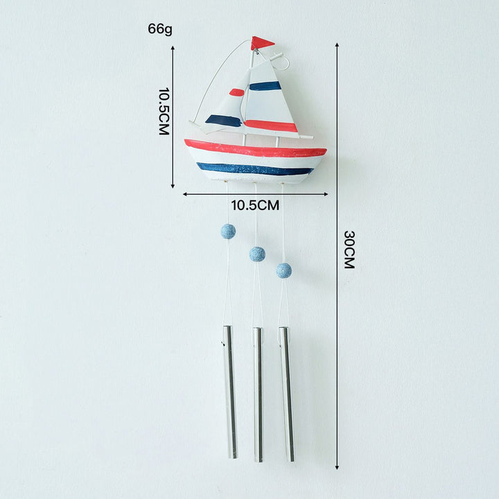Nautical-Themed Hanging Wind Chime