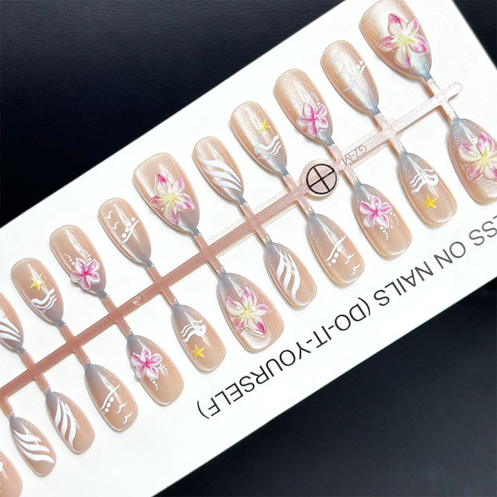 Decorative Press-On Nail Design Kalsten