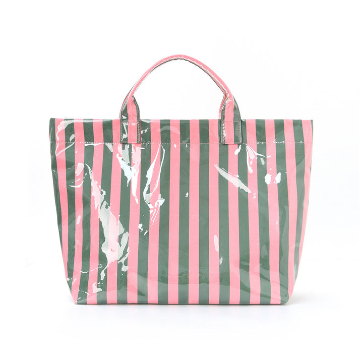 Beach bag with colorful check pattern and water-repellent coating Kalsten
