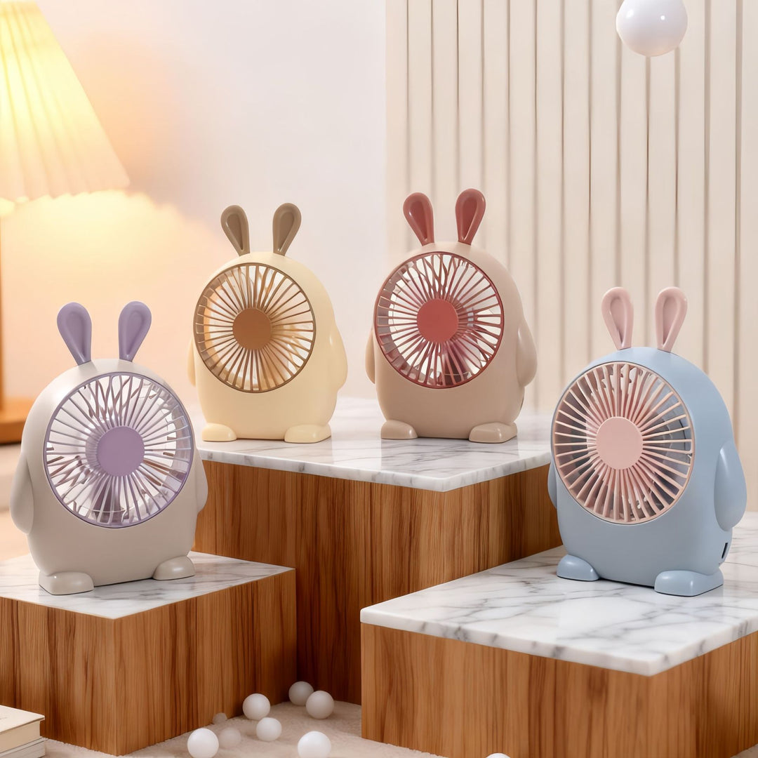 Ladies portable table fan in cute animal design Kalsten