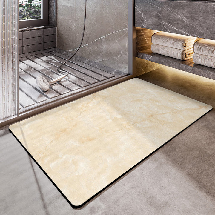 Unisex Marble Pattern Bath Mat Kalsten