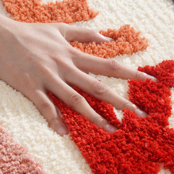 Plush Bathroom Quote Mat Kalsten