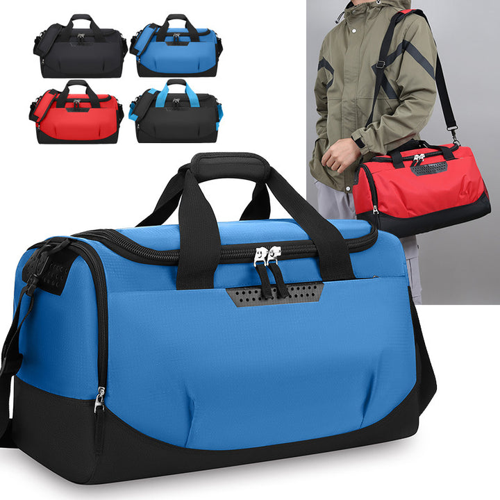 Sporty travel bag with ergonomic carrying system and innovative compartments Kalsten