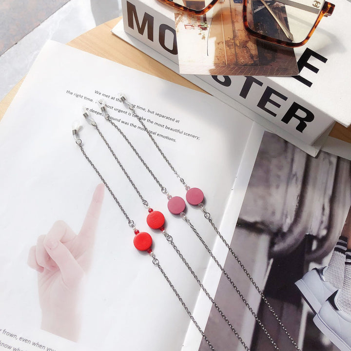 Stylish Dual-Strand Eyewear Holder Chain Kalsten