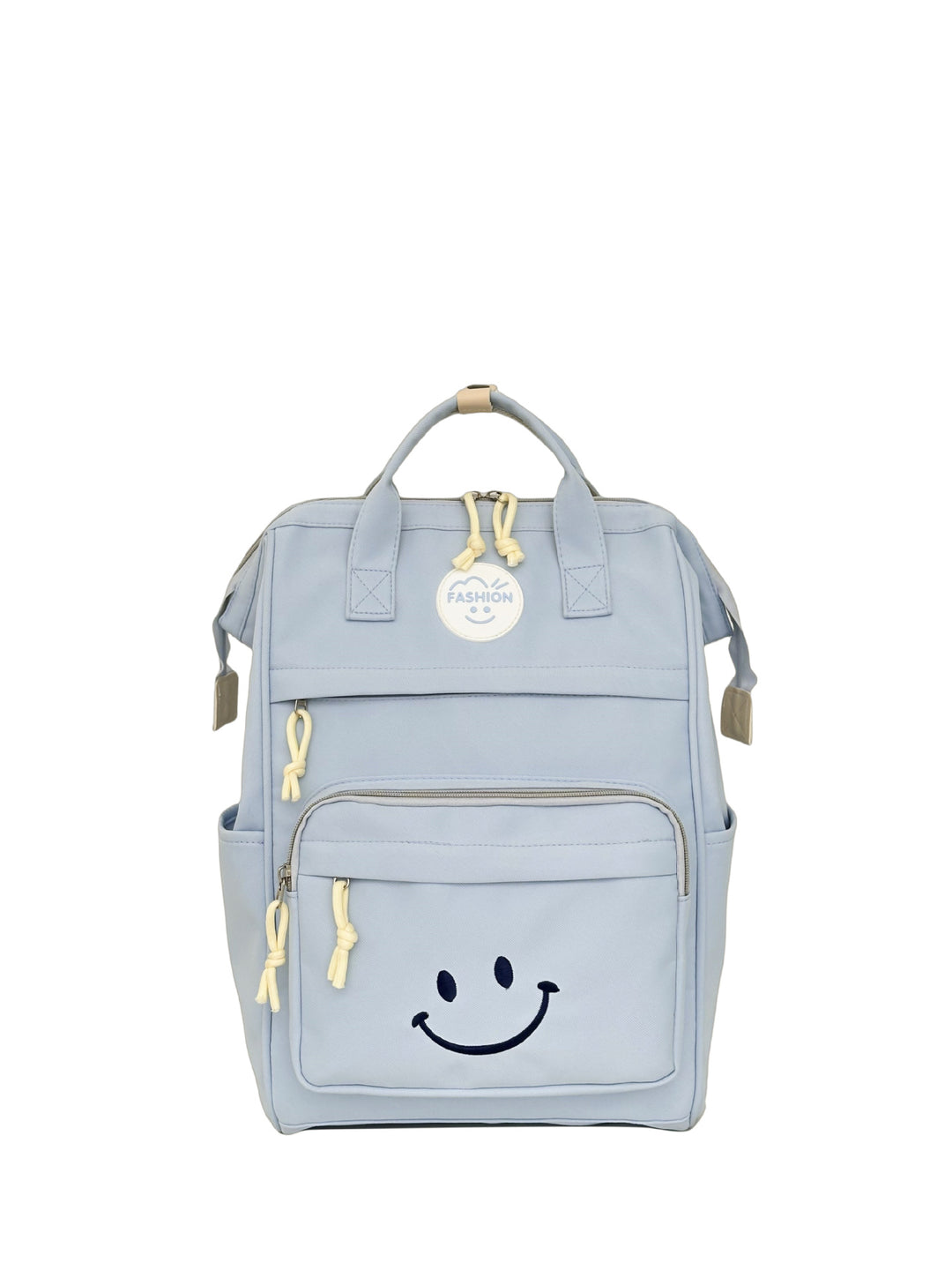 Trendy Multi-Pocket Smiley Face Backpack Kalsten