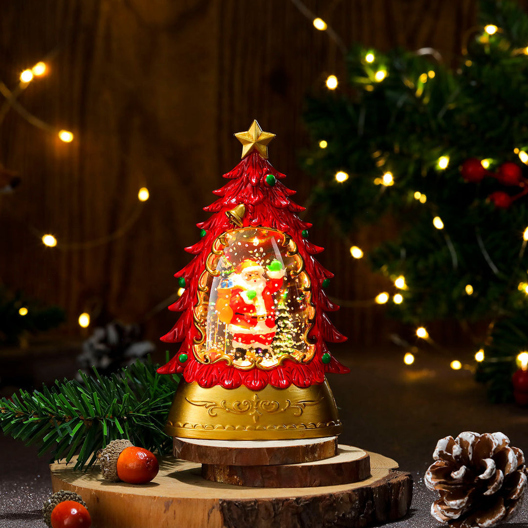 LED Illuminated Holiday Snow Globe Decoration Kalsten