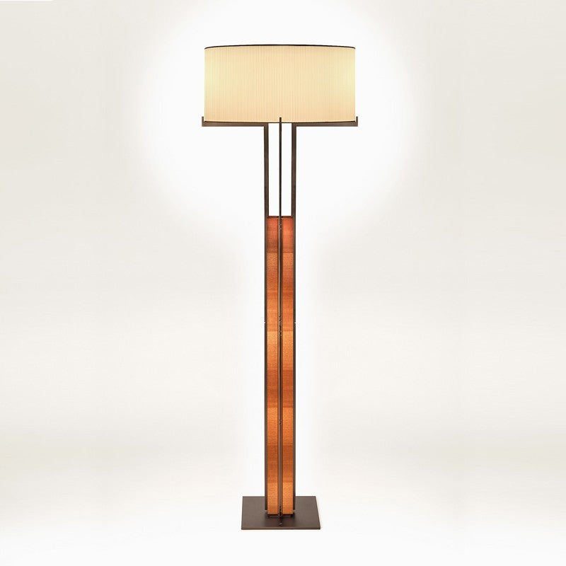 Modern Wooden Table Lamp with Unique Shade