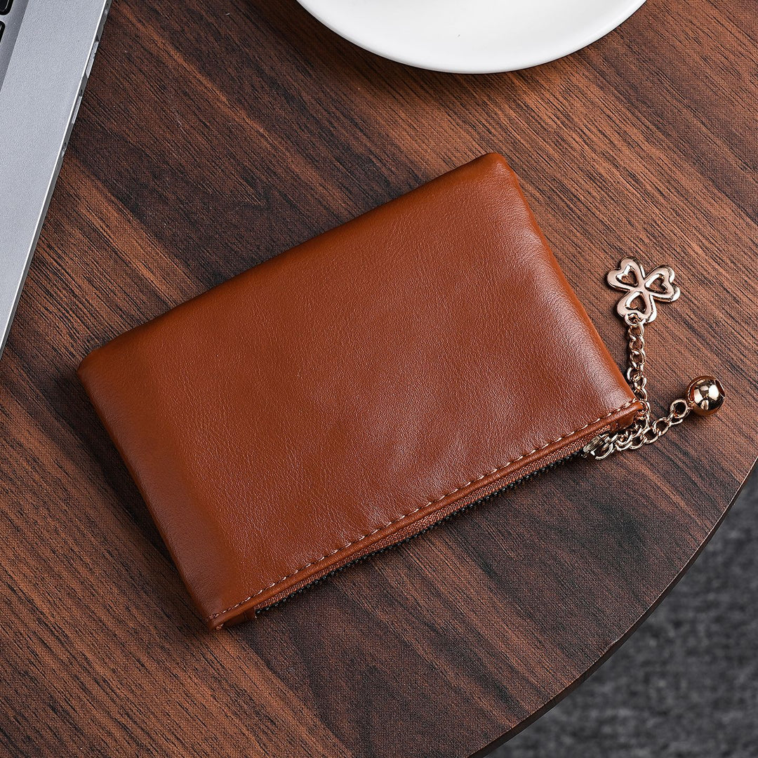 Compact Leather Coin Wallet