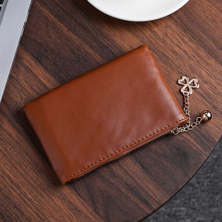 Compact Leather Coin Wallet