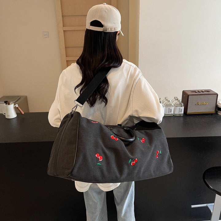 Elegant Embroidered Travel Duffle Bag Kalsten