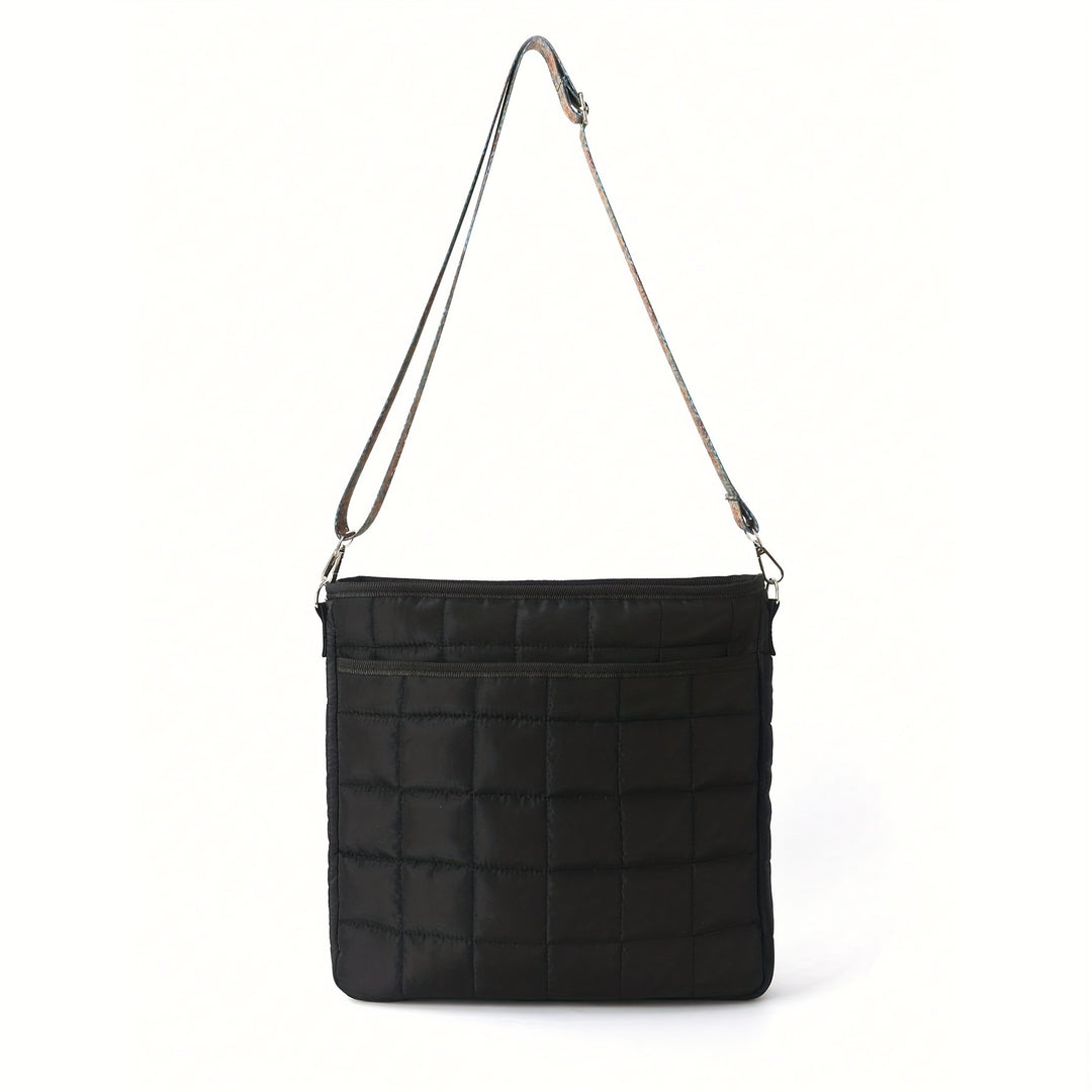 Fashionable shoulder bag with square quilted pattern Kalsten