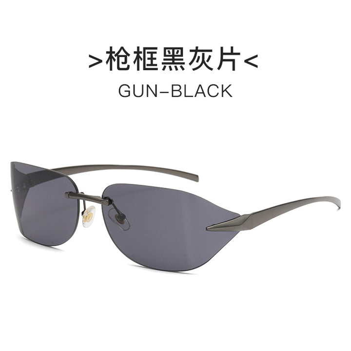 Women futuristic sunglasses with elegant minimalist design Kalsten