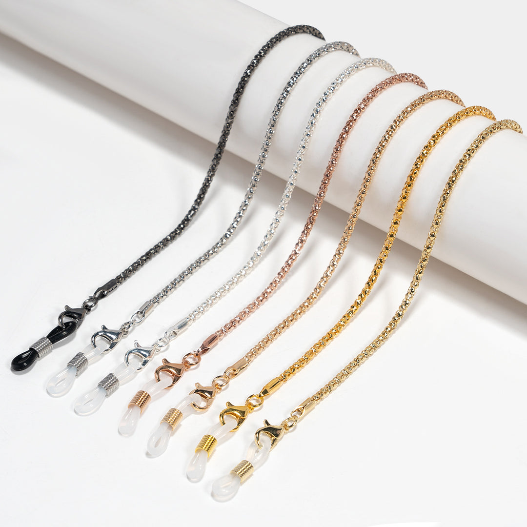 Elegant Silver-Plated Eyewear Chain Kalsten