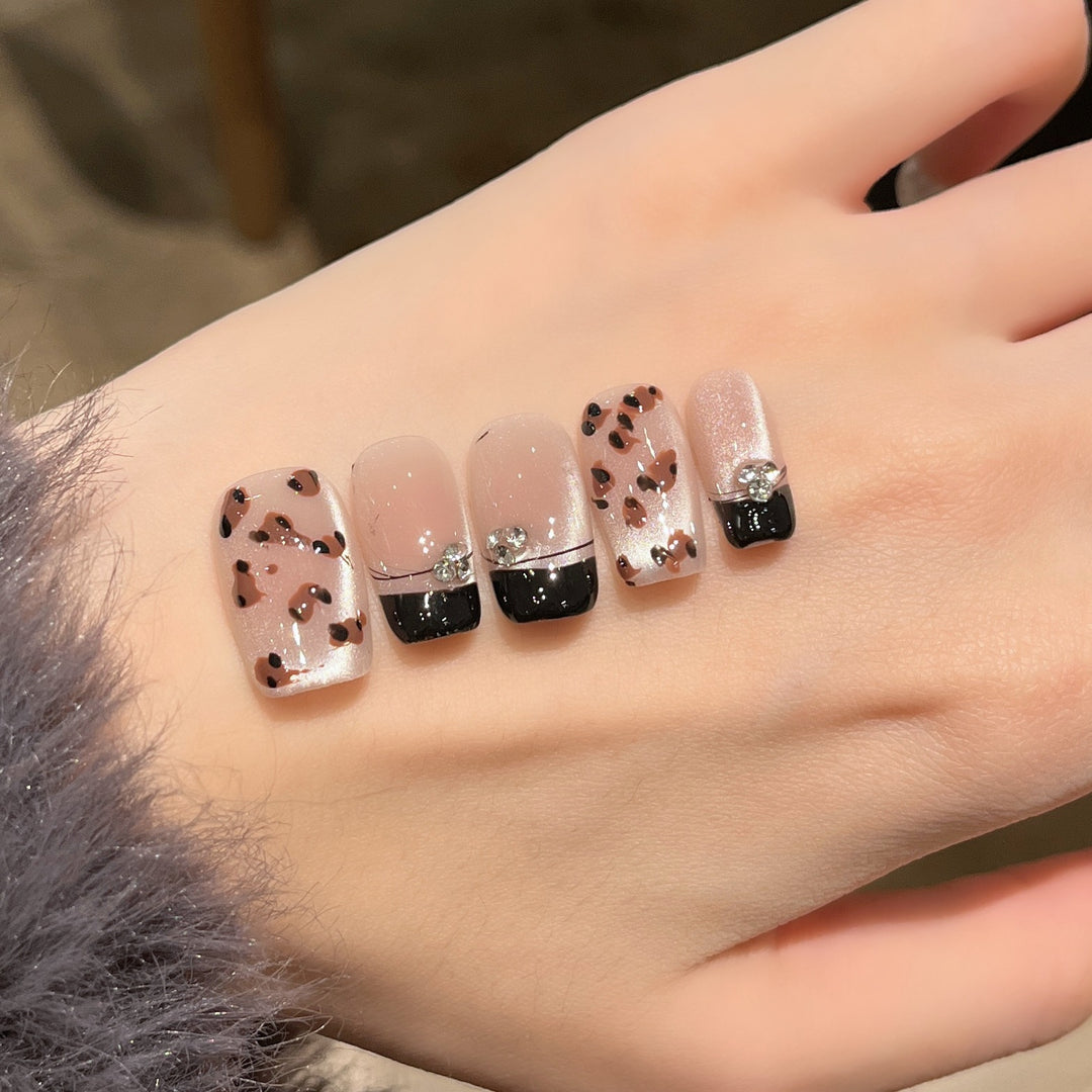 Premium Decorative Animal Print Press-On Nails Kalsten