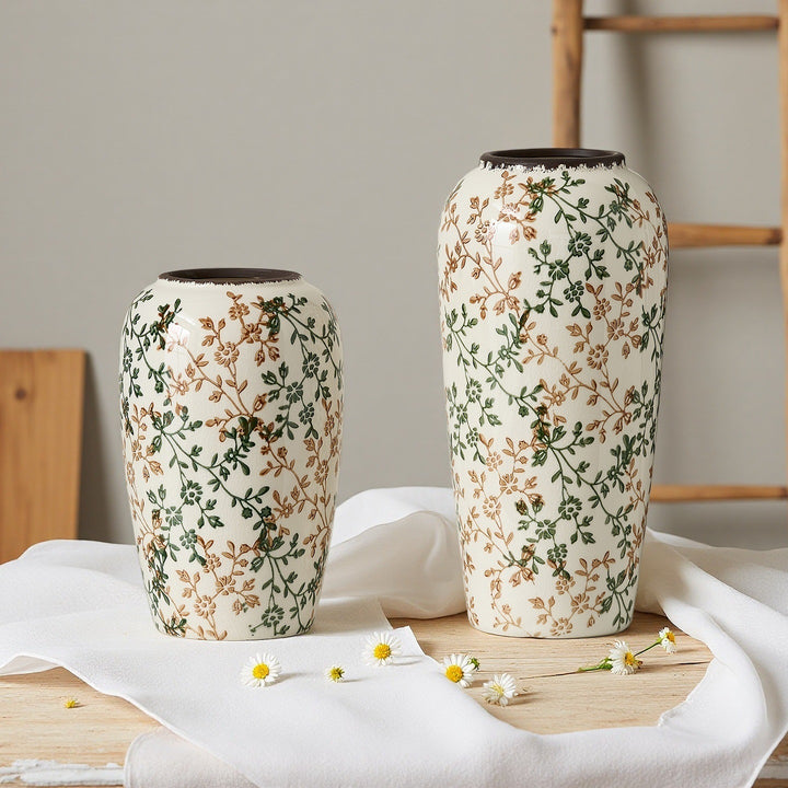 Floral ceramic vase Kalsten