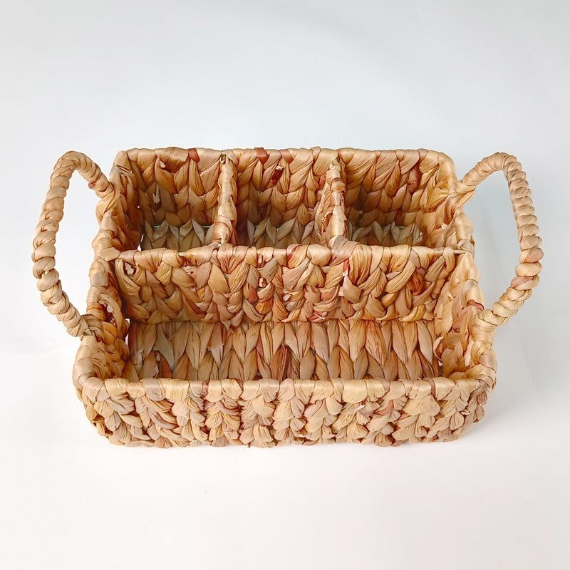 Handwoven Round Storage Tray Kalsten