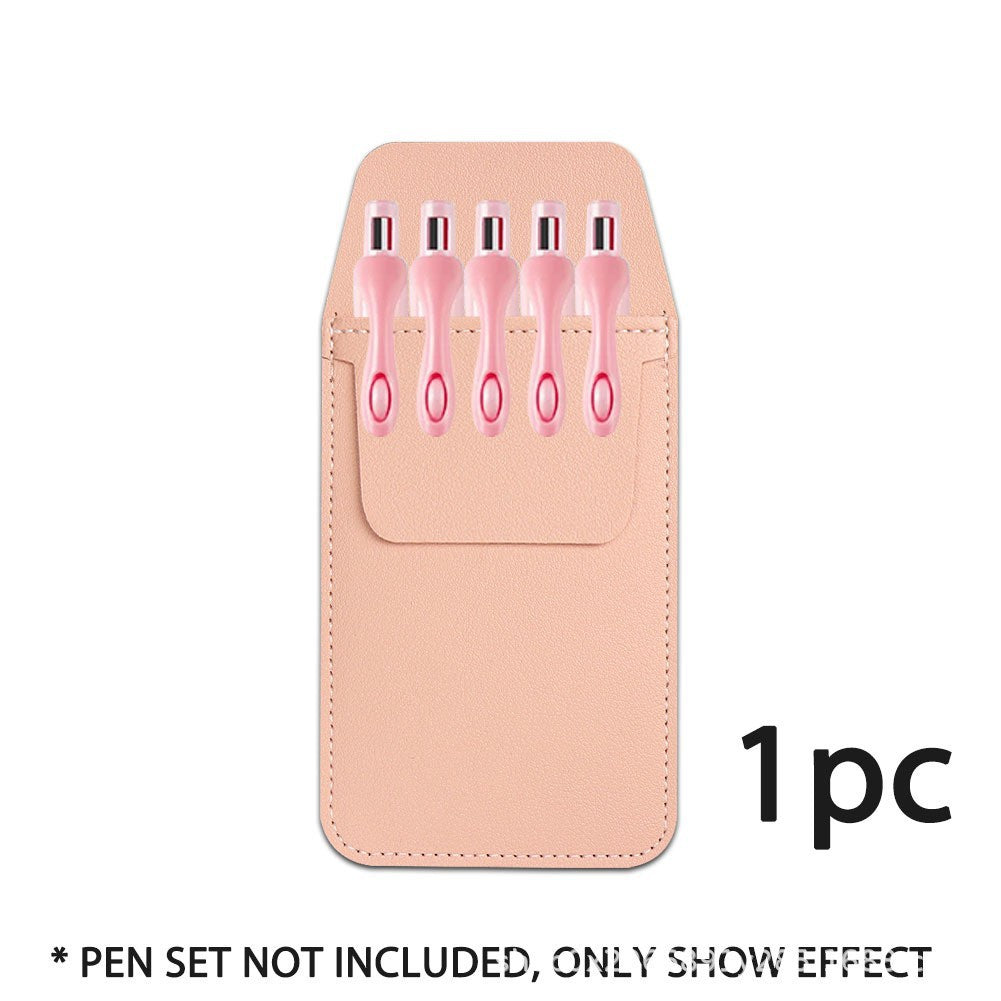 Elegant Leather Pen Holder Case