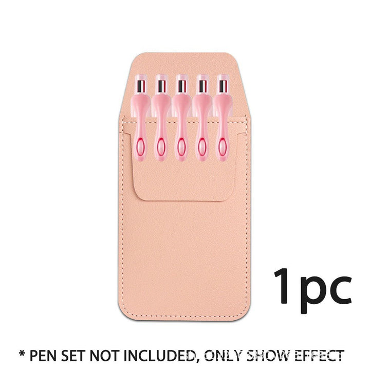 Elegant Leather Pen Holder Case