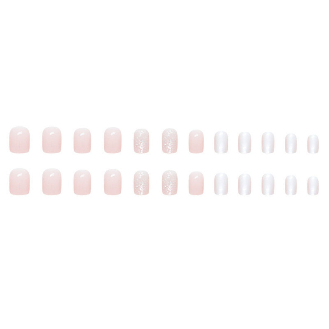 Elegant Glossy Press-On Nail Set Kalsten