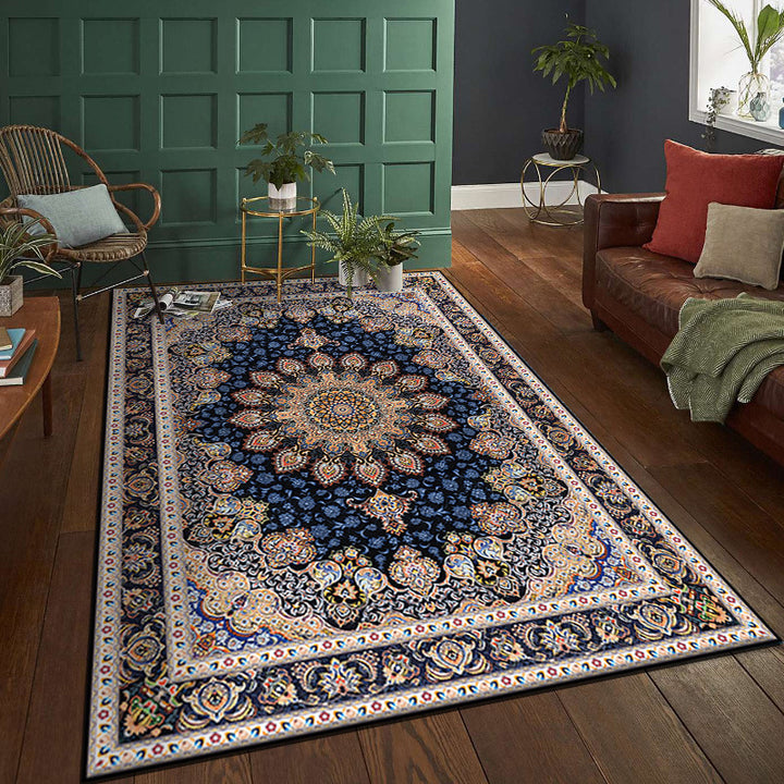Vintage-Inspired Intricate Pattern Area Rug