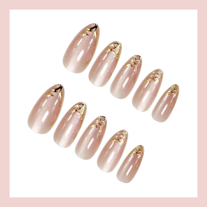 Elegant Stiletto Gel Press-On Nail Set Kalsten