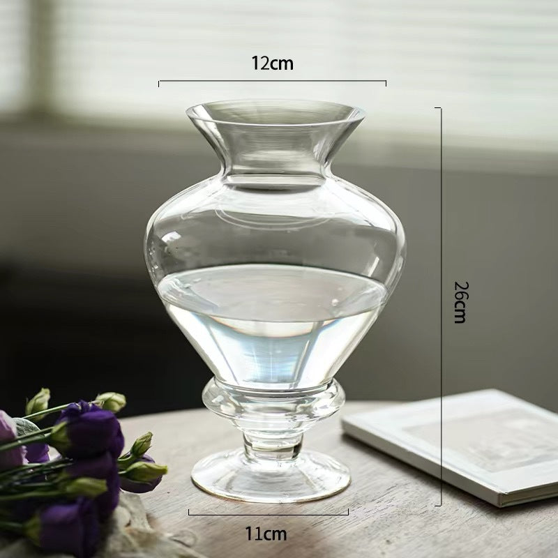 Tall Vintage-Inspired Stemmed Goblet with Pedestal Base Kalsten