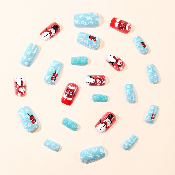 Winter-Themed 3D Nail Art Extensions Kalsten