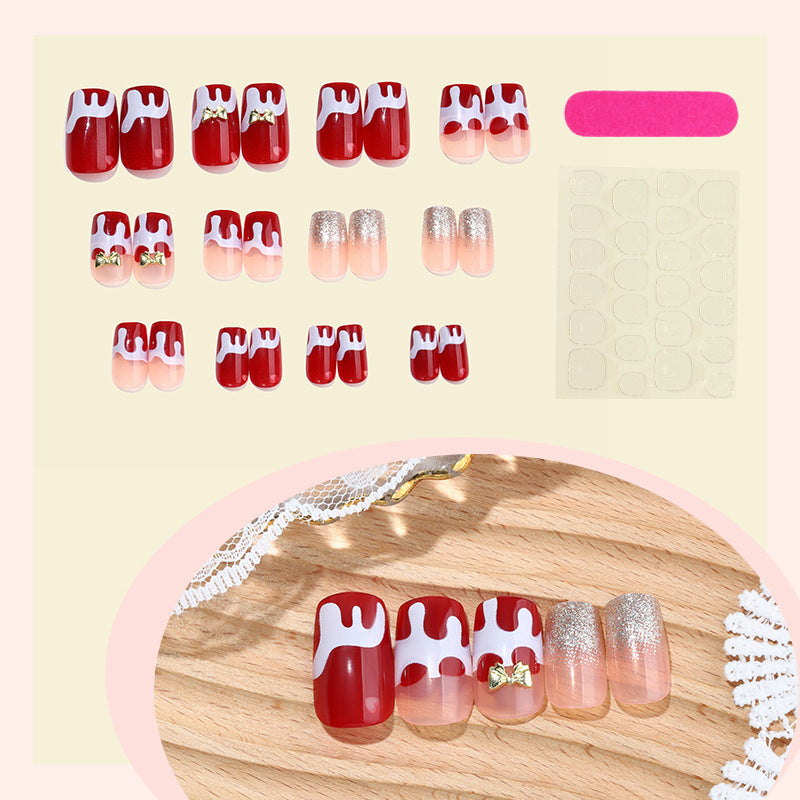 Festive Themed Press-On Nail Set Kalsten