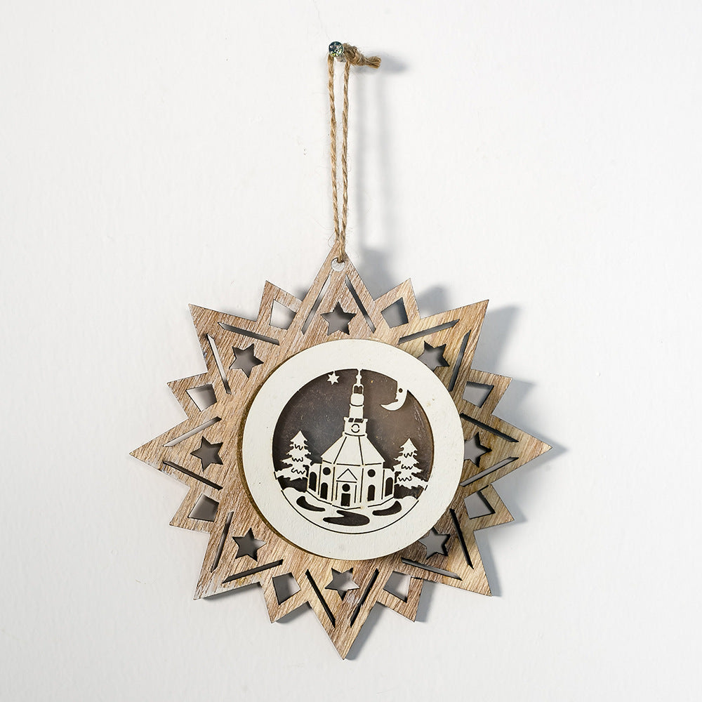 Decorative Wooden Christmas Ornament Kalsten