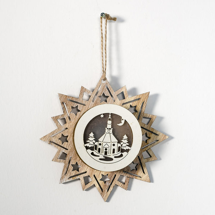 Decorative Wooden Christmas Ornament Kalsten