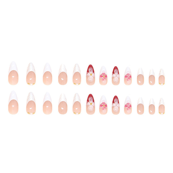 Floral Fantasy Press-On Nail Art Kalsten