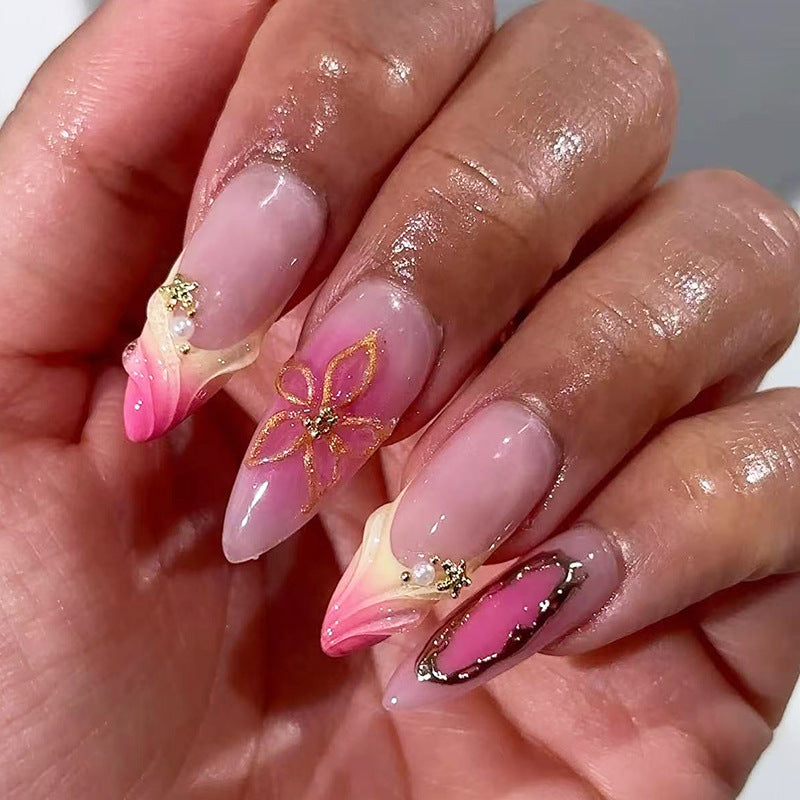 Elegant Abstract Press-On Nail Set Kalsten