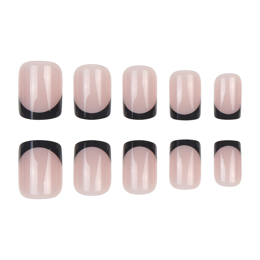 Elegant French Tip Nail Enhancements Kalsten