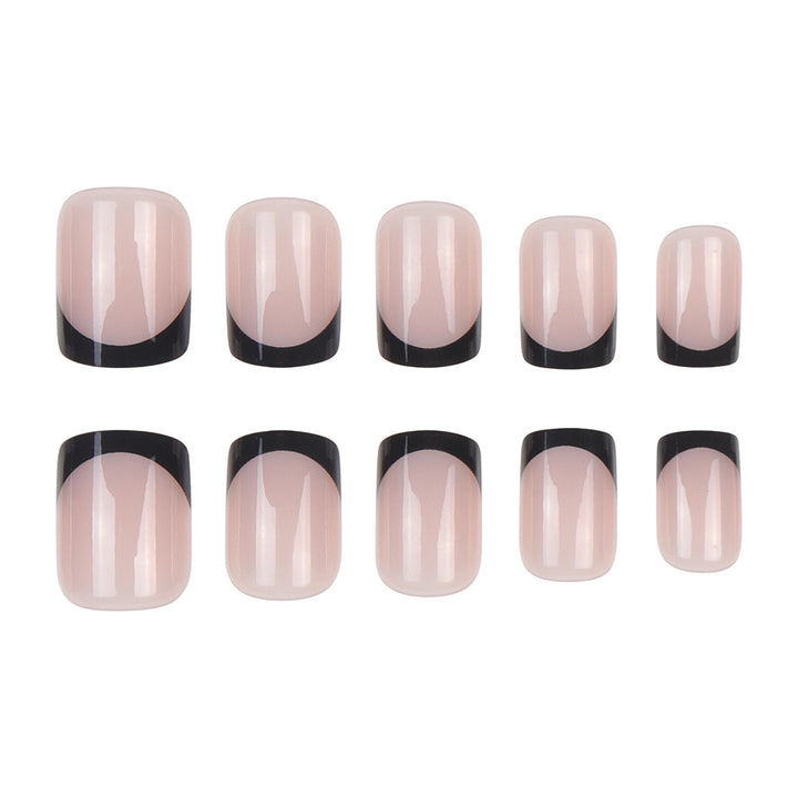 Elegant French Tip Nail Enhancements Kalsten