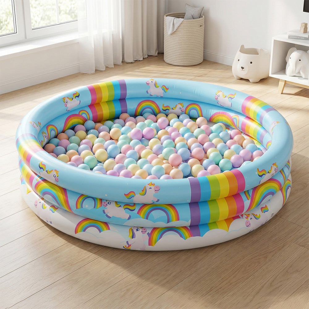 Unisex Inflatable Children's Swimming Pool with Unicorn Design Kalsten