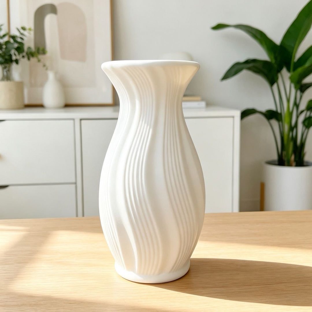 Textured Decorative Flower Vase Kalsten