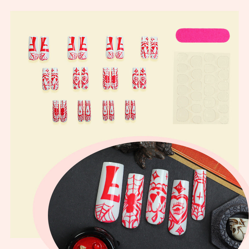 Themed Press-On Nail Art Set Kalsten