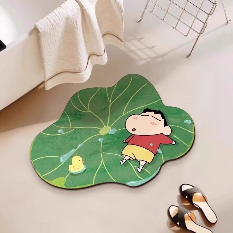Leaf-Shaped Decorative Area Rug