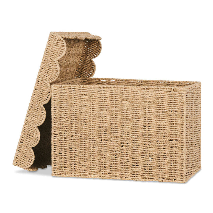 Playful storage basket with lid Kalsten