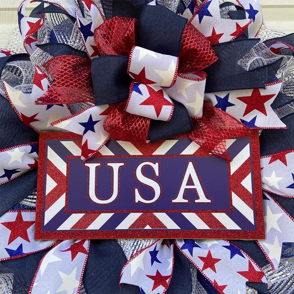 Festive Patriotic Wreath