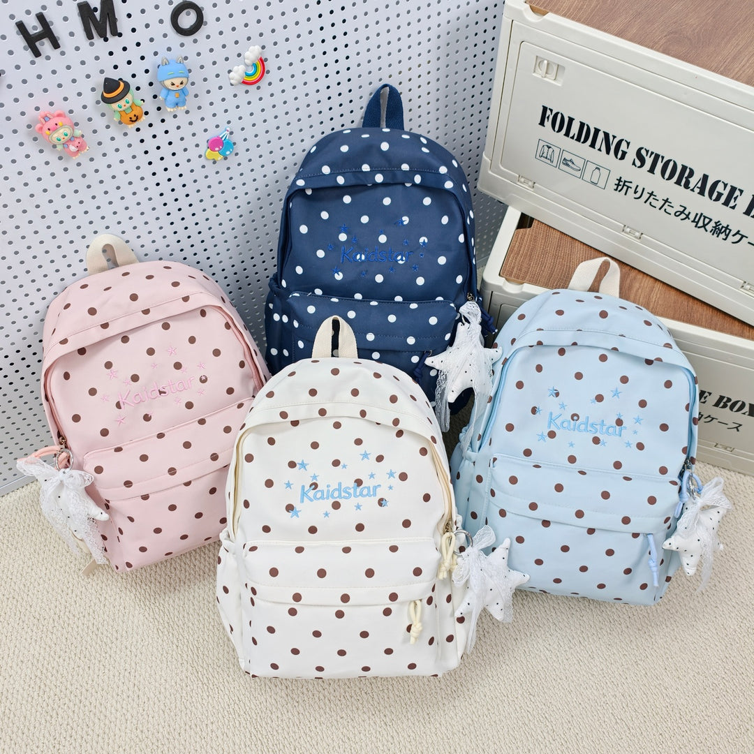 Cute Polka Dot Patterned Backpack Kalsten