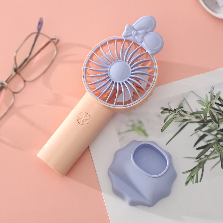 Ladies Portable Hand Fan with Playful Design Kalsten